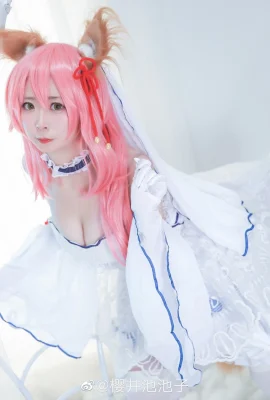 FGO Tamamo Mae @Sakurai Pond (9 Fotos)