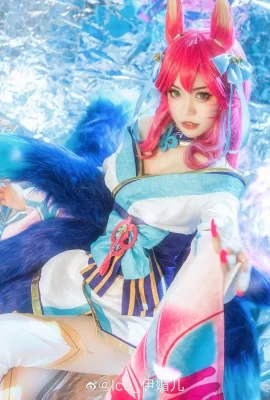 League of Legends Ahri Soul Blooming Festival Soul Lotus@Ice_伊美儿(9 Fotos)