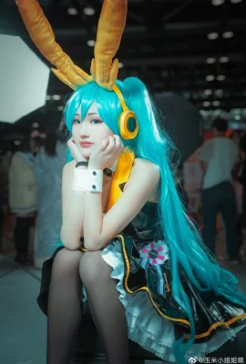 Hatsune Miku Bunny Girl @corn小丝 Oh (9 Fotos)