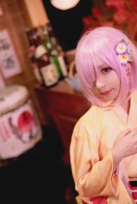 „Fate/Grand Order“ Mashu Kimono Cosplay[CN: Hua Qi](9 Fotos)