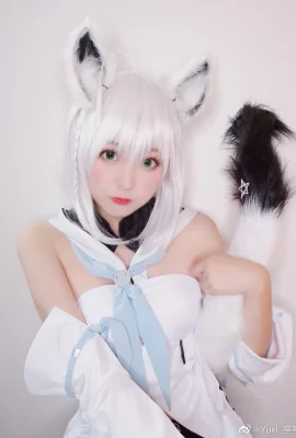 Virtueller YouTuber Shirakami Fubuki @Yuki_tingtingzi (8 Fotos)