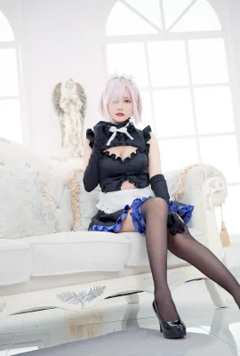 FGO Mash Kyrielite Maid @Meiyi_町 Mo (10 Fotos)