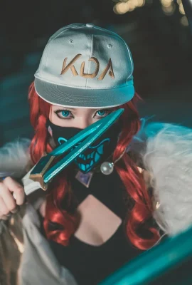 League of Legends Akali@Liang Yu, der jeden Tag auf der Suche nach Bildern ist (9 Fotos)