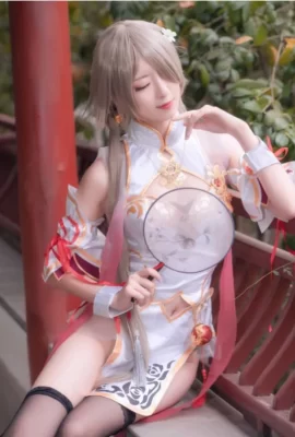 „Honkai Impact 3“ Rita Rossweisse Huanxi Sha Cheongsam Cosplay[CN: Miyin Yin ww](18 Fotos)