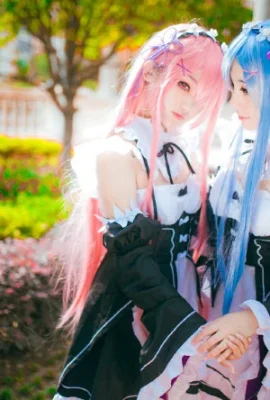 Betreff: Leben in einer anderen Welt als Null Rem: @梦泽Suml, Ram: @鸹鸠_puppet (9 Fotos)