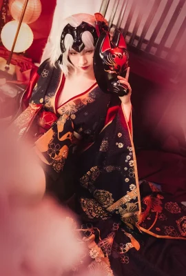 FGO Schwarze Jeanne d’Arc Oiran@明丝_CatN (9 Fotos)