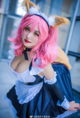 FGO Tamamo Mae Maid@Sommertaube will nicht aufstehen (Firefly Animation Game Carnival) (8 Fotos)