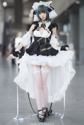 Azur Lane Cheshire@五鬼百鬼 (Foto: @alan 鲚少) (Kugou Mushroom·Firefly Animation Music Carnival) (9 Fotos)