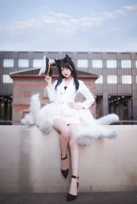 League of Legends Ahri Idol Singer-Polar Snow Lotus Singing Suit @ sanfter Wind verwirrt das Herz QvQ (10 Fotos)