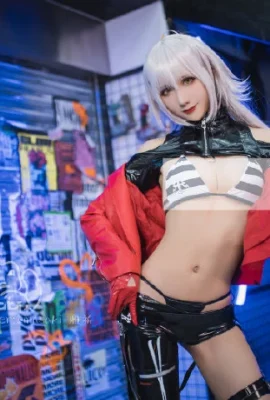 Fate/GrandOrder Black Joan of Arc Moon Girlfriend@亚奇_ (12 Fotos)