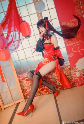 Date A Live Tokisaki Kurumi · Neujahrs-Cheongsam @COSer Mio_Mio (10 Fotos)