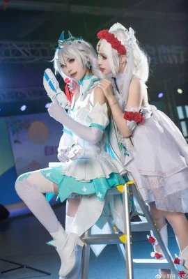 Honkai Impact 3 Kiana: @风东东w, Theresa: @野二猫 (9 Fotos)