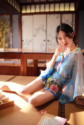 Dou Niang-Li Shis „Aqua Blue Kimono“ legt den Unterkörper frei und lässt die Herzen der Menschen höher schlagen (30 Fotos)