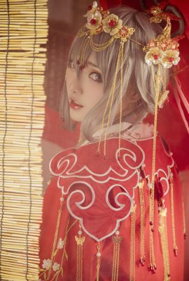 (Elegant und sanft) VOCALOID COS Luo Tianyi Luohuaji Hochzeitskleid