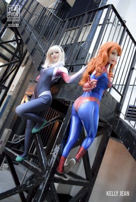 Kelly Jean und YuzuPyon – Mary Jane und Gwen Cosplay