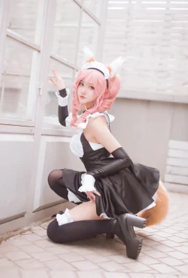 Fate/GrandOrder Tamamo Mae Maid cn: Yi Luotong (10 Fotos)