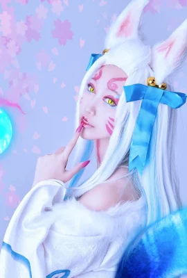 League of Legends Ahri Soul Lotus LOL Soul Blooming Festival @Sorakua Sora Zusammenbruch (9 Fotos)