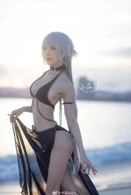 Fate/GrandOrder schwarz Jeanne d'Arc@水淼aqua_ (8 Fotos)