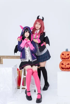 LoveLive! Nishikino Maki: @Lilith Xia Jinxi, Nicole: @袁熊熊是个小小碰bearQwQ Halloween (9 Fotos)