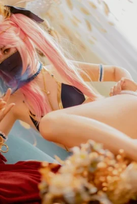 Fate/GrandOrder Tamamo Mae Dancer@明丝_CatN (9 Fotos)