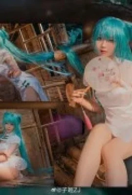 Hatsune Miku Shaohua Cheongsam @子记ZJ (9 Fotos)