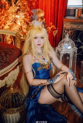 FGO Artoria Pendragon weißes Waffenfächerkleid @jizhili (9 Fotos)