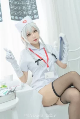 Azur Lane Hermine Nurse @Sakana_鱼鱼roe (8 Fotos)