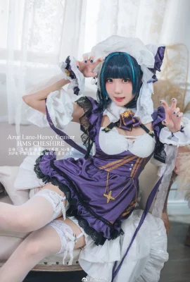 【COS】Azur Lane-Cheshire cos_Sweet Cat Maid: Guahi-chan