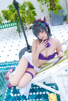 Azur Lane Cheshire Badeanzug@千夜夜(9 Fotos)