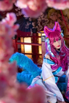 League of Legends Ahri Soul Lotus@Xianjuanyeye (Foto: @EXIT飞鱼) (10 Fotos)