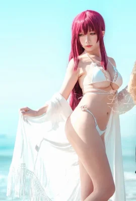 „Azur Lane“ Sucuff sexy Cosplay-Badeanzug mit großen Brüsten[CN: Lost Humanoid QUQ](12 Fotos)