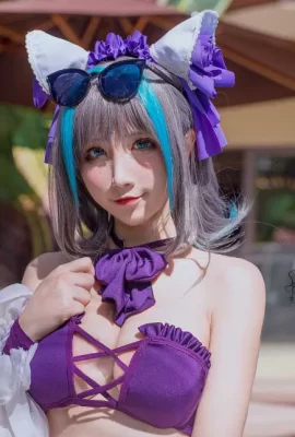 „Azur Lane“ Cheshire Water Cosplay[CN: Jiuqu jean-](10 Fotos)