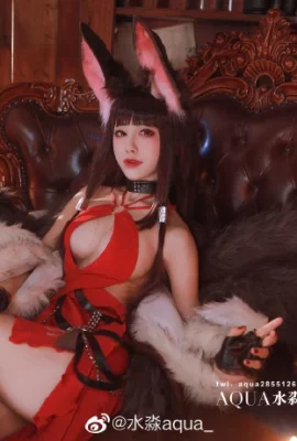 „Azur Lane“ Zhu Juan Yuyue Akagi Kleid sexy große Brüste, weil schöne Bilder[CN: Shui Miao Aqua](9 Fotos)