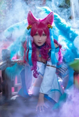 League of Legends Ahri Soul Lotus Skin@louyinEmilia (9 Fotos)