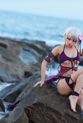 Shui Miao Aquas „FGO-Black Joan of Arc“ sexy elektrischer Augenfeuerindex platzt (41 Fotos)