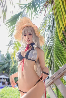 Shui Miao Aquas sonniger Badeanzug-Stil in „Azur Lane-Algeria“ ist zu charmant (35 Fotos)