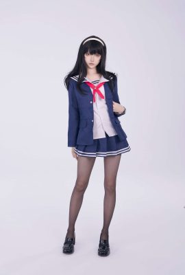 (Charcoal Grilled Lily Black) Schuluniform der Passantenheldin Kasumigaoka Shiha