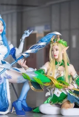 „Glory of the King“ Wang Zhaojun und Elf Princess Cosplay Comic-Ausstellungsfotos[CN: Si Yuetao & Qianxiu](14 Fotos)