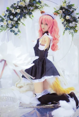 FGO Tamamo Mae Maid @coserAnge (10 Fotos)