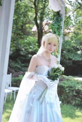 Xia Ningning-FATE GRAND ORDER COS Yujie SABERs Hochzeit