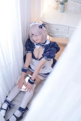 Fate/Grand Order Mash Kyrielite Maid@一马小兰九(9 Fotos)