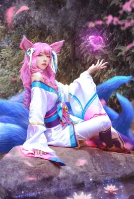 League of Legends Ahri Soul Lotus@Lazy Cancer Late Stage_Cat Mata-chan (9 Fotos)