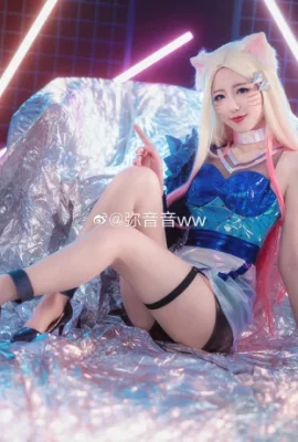 League of Legends Ahri KDA Girlgroup @米音音ww (9 Fotos)