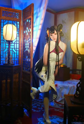 Xia Ningning-Onmyoji Handyspiel COS Cheongsam Twilight Scene Xiefang Palace, wunderschöne Jahre