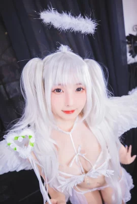 Ich kann meine Augen nicht von Kagakusaka Mafuyus sexy „White Angel“-Dessous lassen (69 Fotos)