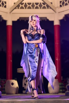 Kiyo – Ningguang Orchideen-Abendkleid