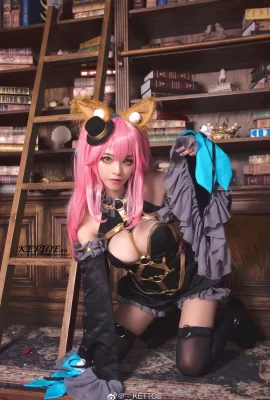 Fate/ExtraCCC Tamamo Mae Dark Magician.ver @__KETTOE (10 Fotos)