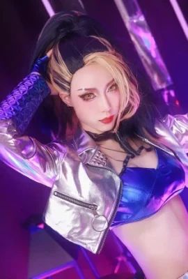 League of Legends Akali K/DA @阿九 ist umhergewandert (9 Fotos)