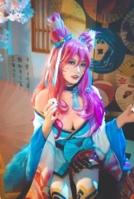 League of Legends Ahri Soul Lotus Skin @真 ZhuNaiyu (9 Fotos)