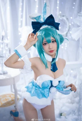 Hatsune Miku Bunny Girl.Ver White Rabbit MIKU @MAY ist in Armut gefangen (9 Fotos)